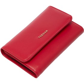 Resim Kırmızı Deri Kadın Cüzdan - S1CB00005730-H4B 