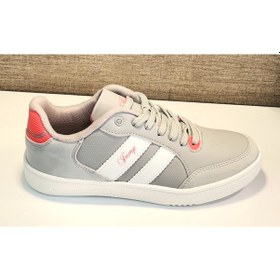 Resim Jump 28147 Bayan Sneaker Spor Ayakkabı Gri Bej 