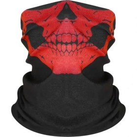 Resim Chaoduo Shop 3-1pc Style Çok Fonksiyonlu Kafatası Maskeleri Üçgen Eşarp Bisiklet Bandana Spor Kamp Avcılık Koşu Bisiklet Boyun Isıtıcı Yüz Körüğü Erkekler (Yurt Dışından) 
