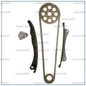 Resim Eksantrık Zıncır Setı Astra / Corsa / Combo 03 Albea / Doblo / Palıo / Punto / Lınea / Egea / Fıorıno 1.3jtd-1.3cdtı Euro 4-5 6 Parça Kapalı Zıncır 55177460 6606024 