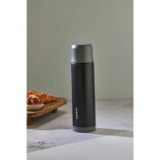 Resim Cooker 750ML Çift Kat Paslanmaz Çelik Termos – Sızdırmaz, Çift Kapak Sistemi, 12 Saat Sıcak 24 Saat Soğuk 