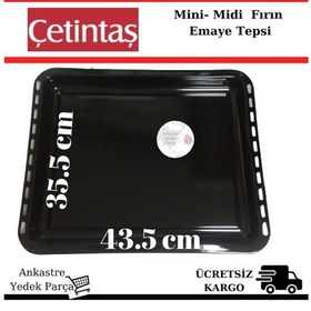 Resim Çetintaş Mini - Midi Fırın Emaye Tepsi - 412582080 