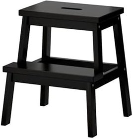 Resim Ikea Bekvam Basamaklı Mutfak Tabure Merdiven Siyah Mutfak Gereçleri 