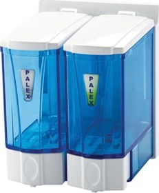 Resim İkili Otel Tipi Sıvı Sabun, Şampuan, Duş Jeli Dispenseri 