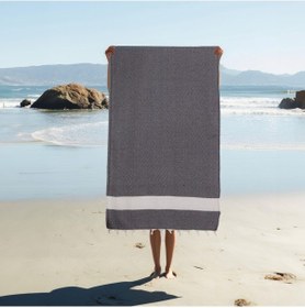 Resim Set Peştamal Elmas Siyah Gri 2'li 