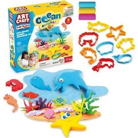 Resim Art Craft Okyanus Hayvanları Seti Oyun Hamuru 150 Gr 