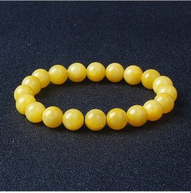 Resim Embracenaturereiki Doğal Taş Bileklik Erkek/kadın Çakra Kuvars Akik Ametist Enerji Şifa Kobalt Menekşe 19cm Yellow 