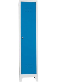 Resim Jessan Ofis Tekli Soyunma Dolabı Gri-Mavi 