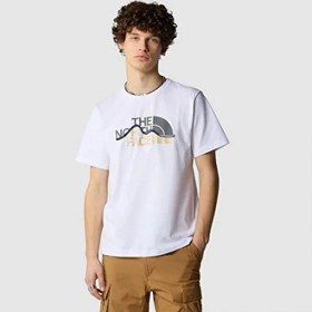 Resim The North Face M Ss Mountain Line Tee Erkek T-shirt NF0A87NTFN41 (NF0A87NTFN41) 