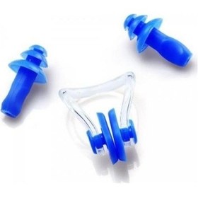 Resim Nakres Havuz Seti Bonyo Tıkacı Yüzücü Seti Kulak Ve Burun Tıkacı 