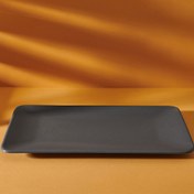 Resim Keramika Sierra Kayık Tabak - 33x21 cm - Gri 