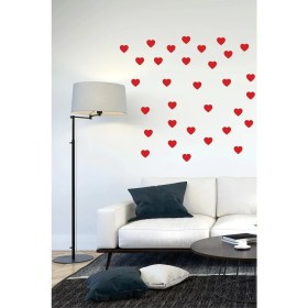 Resim Beruflic Kırmızı Kalpler 100 Adet Sevgililer Günü Aşk Dekorasyonu İçin Kalp Desenli 