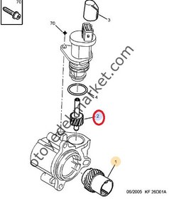 Resim PEUGEOT 206 1,4 HDI KİLOMETRE DİŞLİSİ SİYAH (ORJİNAL) 