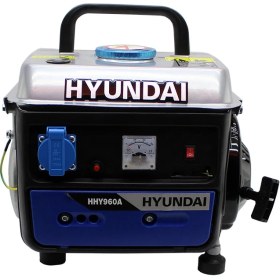 Resim Hyundai HHY960A Çanta Jeneratör 1kVA Benzinli İpli Çalıştırma ile 650 W Sürekli Güç 