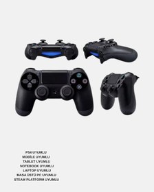 Resim Bluetooth Oyun Kolu Titreşimli, Ps4, Steam, Pc, Mobil Ve Semeglbl - 93 Tablet Uyumlu 