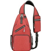 Resim 2023 Yeni Tip Çok Fonksiyonlu Su Geçirmez Kumaş Outdoor Seyahat Çanta Unisex Casual Askılı Bel Çantası Kırmızı Kırmızı Kırmızı 