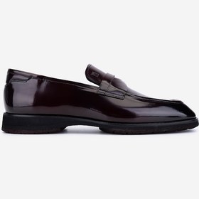 Resim Valmenti Erkek Hakiki Deri Bordo Loafer Ayakkabı 987 403 Erk Ayk Sk25-26 Bordo Acma Bordo 