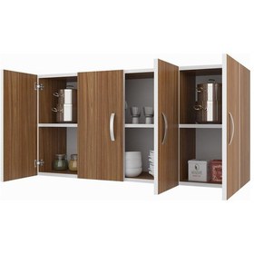 Resim Kenzlife hazır mutfak merlanda cvz 060*120*22 mutfak banyo dolabı kapaklı raflı 