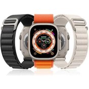 Resim Watch Ultra 49mm Uyumlu Krd-74 Hasır Zore Kordon-mavi 