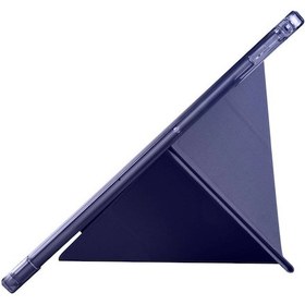 Resim Xiaomi Pad 7 Pro / Pad 7 Kılıf Katlanır Kalem Bölmeli Silikon Standlı Uyku Modlu Akıllı Kapak Kapaklı Kılıf 