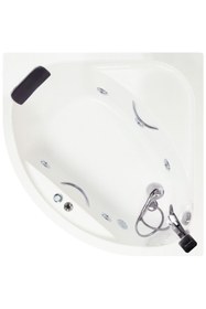 Resim Waterway Riviera Jakuzi 110x110 H:55 Classic Hidromasajlı Sistemli Küvet 