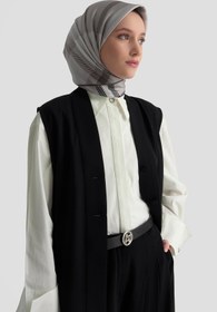Resim Armine Asimetrik Yelek 25K4801 Siyah 