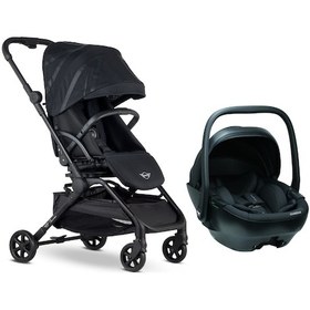 Resim Mını By Easywalker Buggy Turn 2 Bebek Arabası Oxford Black - Merkürbebe Guardix Anne Kucağı Siyah 