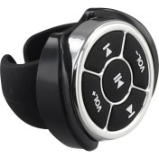Resim Serfhyff Kablosuz Bluetooths Uzaktan Kumandalı Araba Motosiklet Bisiklet Medya Düğmesi Mp3 Müzik Çalar Android Ios Telefon Tablet (Yurt Dışından) 