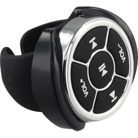 Resim Serfhyff Kablosuz Bluetooths Uzaktan Kumandalı Araba Motosiklet Bisiklet Medya Düğmesi Mp3 Müzik Çalar Android Ios Telefon Tablet (Yurt Dışından) 