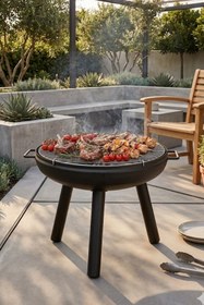 Resim Opia Magma 60 cm Pro Mangal Ateş Çukuru Bahçe Şöminesi 