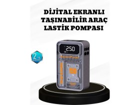 Resim Shopwave 150 Psı Kablosuz Şarjlı Hava Pompası – LED Ekranlı ve Otomatik Kapanma Özellikli 