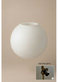 Resim Livora Lighting Beyaz Rengi 15 Cm Glop Fanus Avize Camı Beyaz Beyaz 