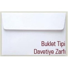 Resim Davetiye Buklet Zarf 1.hamur 120x180 90gr 