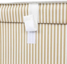 Resim Pazar Kapısı Çok Amaçlı Düzenleyici Kapaklı Sandık Tipi Kutu Hurç Organizer (50 x 40 x 30, Kahverengi) 