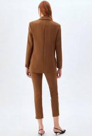 Resim Tek Düğmeli Blazer Ceket Takım OLIVE - Olive / 42 
