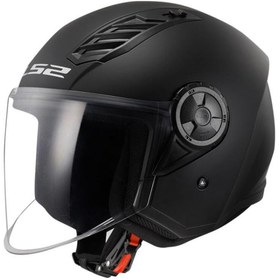 Resim LS2 AIRFLOW 2 MAT SİYAH MOTOSIKLET (ÇENE AÇIK) KASK 