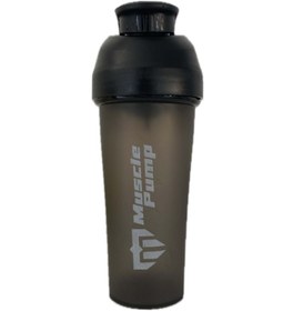Resim Muscle Pump Siyah Shaker 600cc - Sporcu Şişesi 