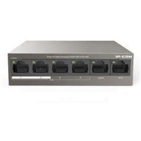 Resim IP-COM F1106P-4-63W 4 PORT 10/100+2X10/100 UPLINK 58W POE SWITCH 