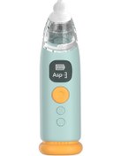 Resim Kangvka Yeni Doğan Ve Bebekler İçin Elektrikli Burun Emici, 3 Seviye Emme Gücü, Geri Akış Engeli, Sakinleştirici Müzik Ve Işıklı, 3 Farklı Silikon Uç, Yeşil Dahili Li-poly Batarya 