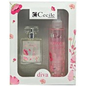 Resim Cecile Diva Edt 50 ml Body Mist 150 ml - Çok Kalıcı,fark Yaratan Kadın Parfüm Seti 