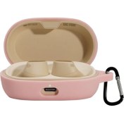 Resim Yue Store Jabra Ite 7 Pro Pembe Silikon Kulaklık Kılıfı (Yurt Dışından) 