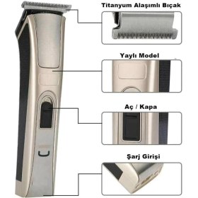 Resim Altın Renkli Tüy Kısaltma Makinesi, Güçlü ve Pratik Kullanım 