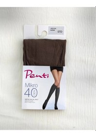 Resim Penti Kadın 3'lü Paket Mikro 40 Orta Kalın Dizaltı Çorap VİZON 