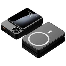 Resim Magsafe Powerbank 10.000 Mah 22.5 Watt Hızlı Şarj Göstergeli Kablosuz Taşınabilir Şarj Belirtilmemiş 