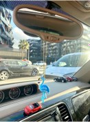 Resim S&E TASARIM Otomobil Dikiz Süsü Flamingo Dikiz Süsü Mavi Flamingo Dikiz Süsü 