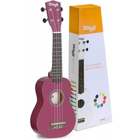 Resim Stagg Us-Violet Soprano Ukulele Ve Çanta - Mor Menekşe 