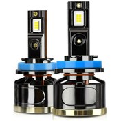 Resim Mufunye 130w Süper Parlak Led Far Ampulü, 18000 Lümen, 6500k, Yüksek/alçak Işık, 2'li Paket, H7/h4/h11 Uyumlu 