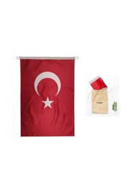 Resim Trio Avm 150 X 225CM Türk Bayrağı Raşel Kumaş 