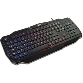 Resim İzoly Warkey Z500 Kablolu Led Oyuncu Q Klavye Mouse Set 