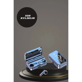 Resim Hobilinka Aynalı Bluetooth Kulaklık ve 7 Kordonlu Akıllı Saat Dijital Göstergeli Uzun Pil Ömrü 